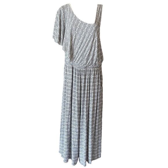 Anthropologie Maeve Jamie One Shoulder Wide Leg Jumpsuit - Picture 1 of 11